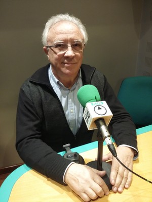 El regidor Pere Garcia aquest matí a RMR